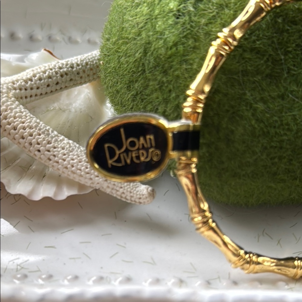 Joan Rivers Gold Vermeil Bamboo Bangle - New! - Picture 4 of 6